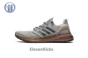 FV4389 adidas Ultra BOOST 20 CONSORTIUM Metal Grey and Coral Real Boost
