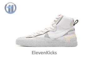 BV0072-100 Sacai x Nike Blazer Mid White Grey
