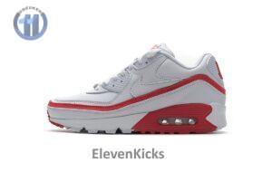 CJ7197-103 Undefeated x Nike Air Max 90 White Red