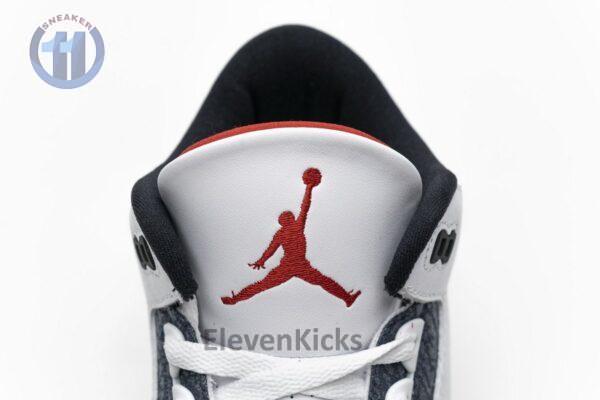 CZ6431-100 Air Jordan 3 Retro Fire Red Denim - Image 8