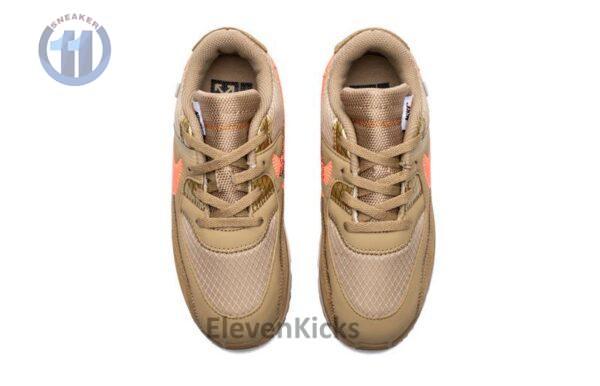 OFF-WHITE x Nike Air Max 90 BT“Desert Ore”BV0852-200 - Image 3