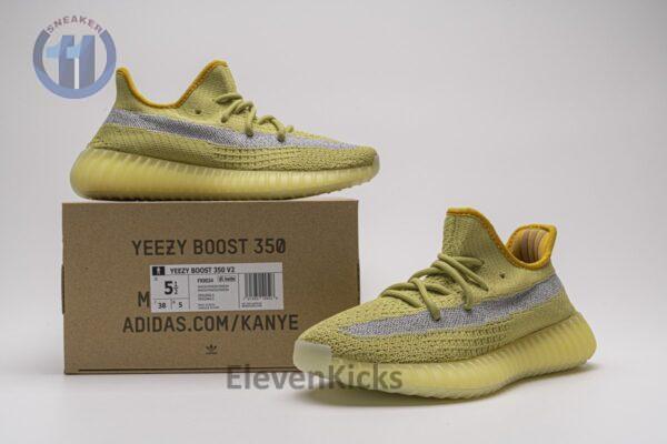 FX9034 adidas Yeezy Boost 350 V2 “Marsh”Real Boost - Image 9