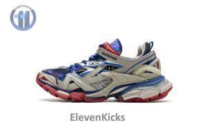 570391 W2GN2 8570 Blenciaga Track 2 Sneaker Beige Blue