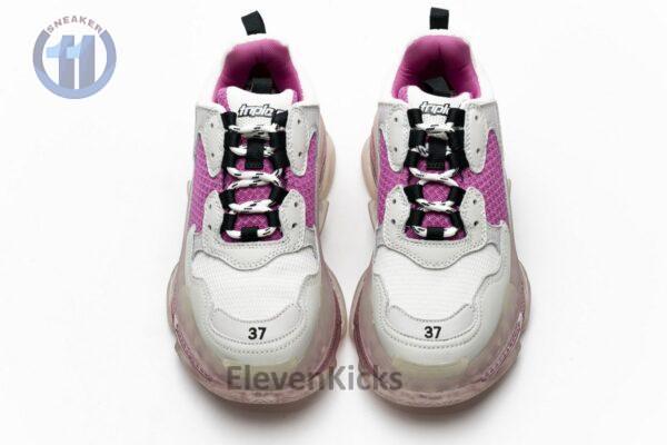 544351 W09E1 1633 Balenciaga Triple S Purple Red - Image 6