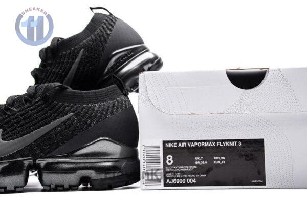 Nike Air Vapormax Flyknit 3 All Black AJ6900-004 - Image 7