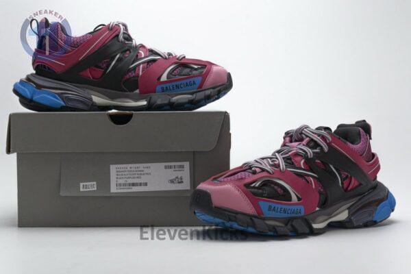 542436 W1GB7 5482 Balenciaga Tess S.Black Purplish Red - Image 2
