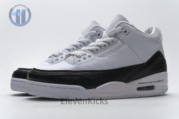 DA3595-100 Fragment Design x Air Jordan 3 Black White - Image 6