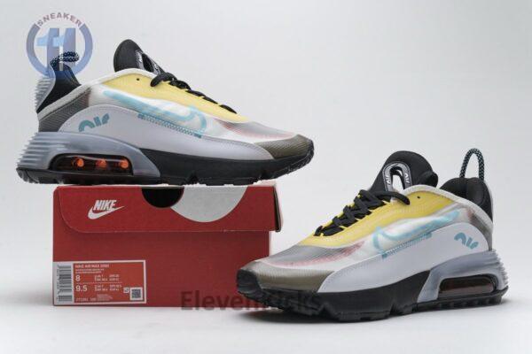 CT1091-100 Nike Air Max 2090 Speed Yellow Aqua - Image 2