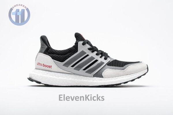 EF0720 adidas Ultra Boost S&L Black Grey Four Red Real Boost - Image 2