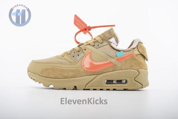 OFF-WHITE x Nike Air Max 90 “Desert Ore” Release Date AA7293-200 - Image 6