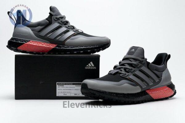 EG8098 adidas Ultra Boost All Terrain Black Grey Red - Image 2