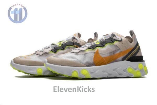 Nike React Element 87Undercover“Orewood Brown” AQ1090-101 - Image 7