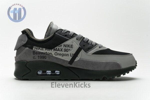 OFF-White x Nike Air Max 90 Grey - Image 3