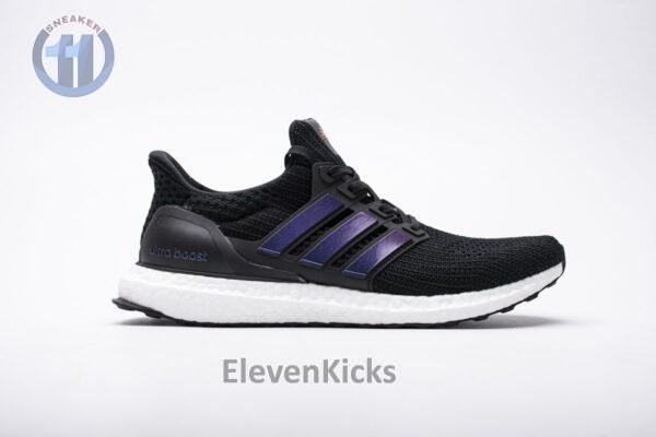 FW5692 adidas Ultra Boost 4.0 Black Blue Real Boost - Image 2