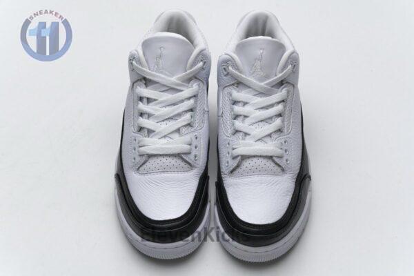 DA3595-100 Fragment Design x Air Jordan 3 Black White - Image 4