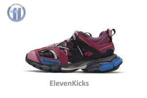 542436 W1GB7 5482 Balenciaga Tess S.Black Purplish Red