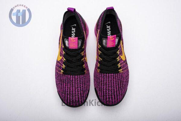 Nike Air VaporMax Flyknit 3.0 2019 Fuchsia Orange Black AJ6910-600 - Image 4