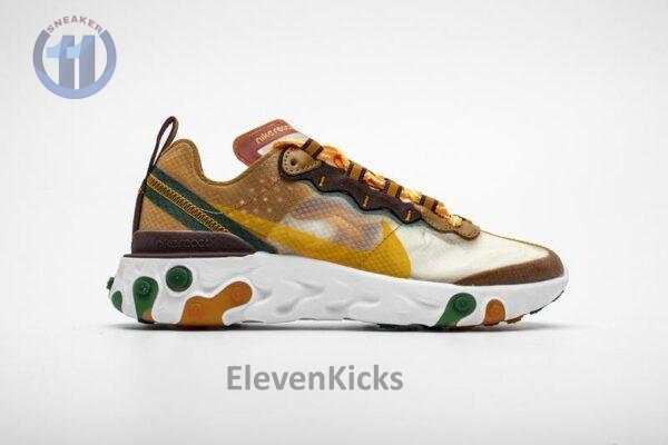 Nike React Element 87 Orange Peel CJ6897-113 - Image 8