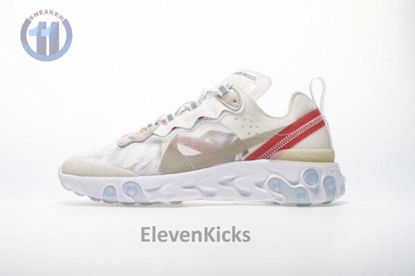 Nike React Element 87 “White Red” AQ1090-100