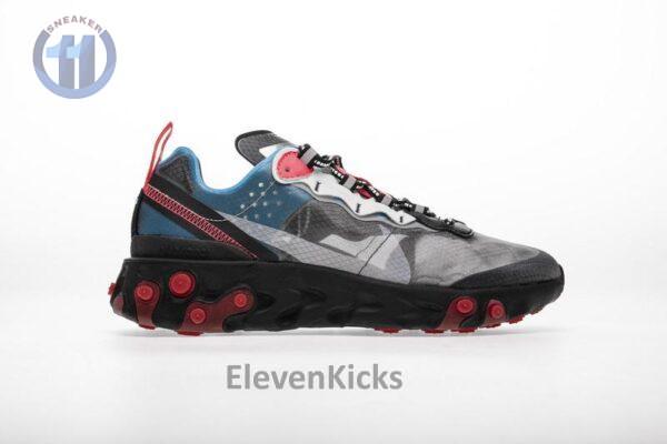 Nike React Element 87 “Blue Chill Solar Red”AQ1090-006 - Image 5