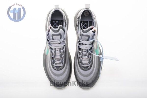 OFF WHITE X Nike Air Max 97 “Wolf Grey Menta” AJ4585-012 - Image 4