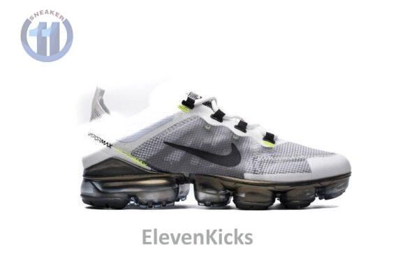 Nike Air VaporMax 2019 White Platinum Tint Lime Blast AT6810-100 - Image 2