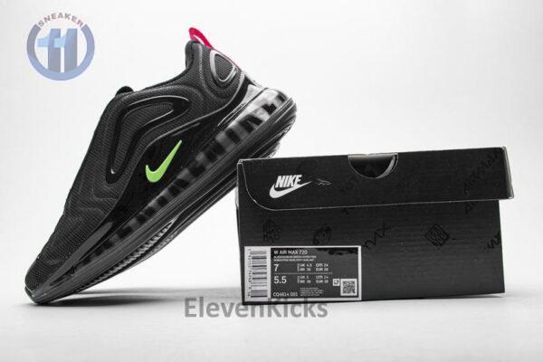 CQ4614-001 Air Max 720 Black Hyper Pink Scream Green - Image 7