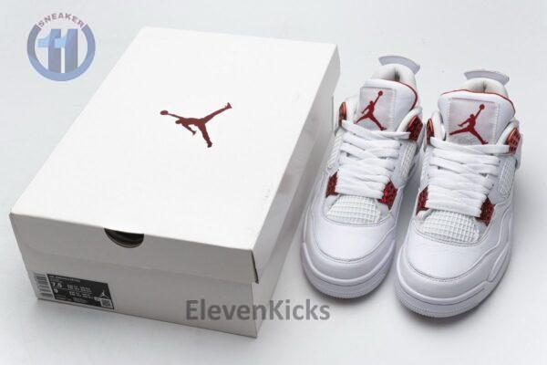 CT8527-112 Air Jordan 4 Retro “Metallic Red” - Image 3