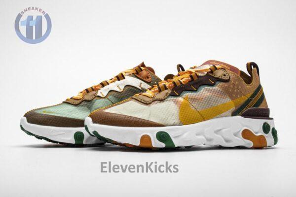 Nike React Element 87 Orange Peel CJ6897-113 - Image 2