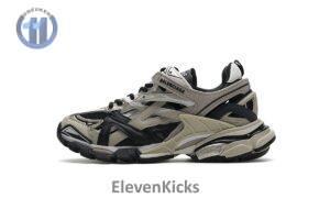 570391 W2GN9 2009 Blenciaga Track 2 Sneaker Champagne Black