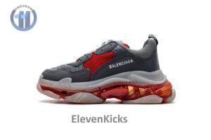 544351 W09O1 2262 Balenciaga Triple S Grey Red