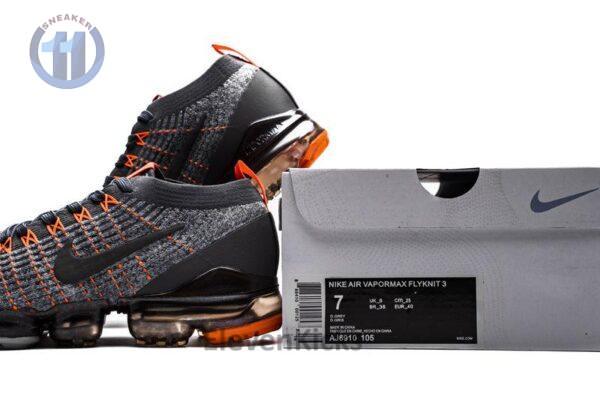 Nike Air VaporMax Flyknit 3.0 2019 “GreyOrange”AJ6910-105 - Image 2