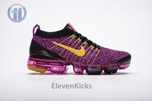 Nike Air VaporMax Flyknit 3.0 2019 Fuchsia Orange Black AJ6910-600 - Image 2