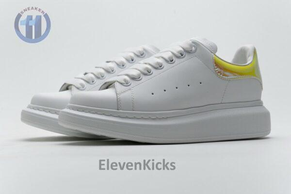 462214 WHGP7 9001 Alexander McQueen Sneaker White Orange Laser - Image 6