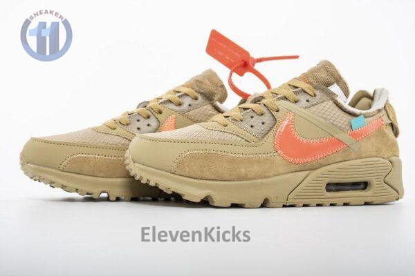 OFF-WHITE x Nike Air Max 90 “Desert Ore” Release Date AA7293-200 - Image 4