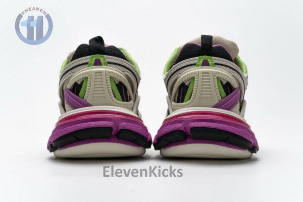 568615 W2GN3 9199 Blenciaga Track 2 Sneaker White Green Pink - Image 7