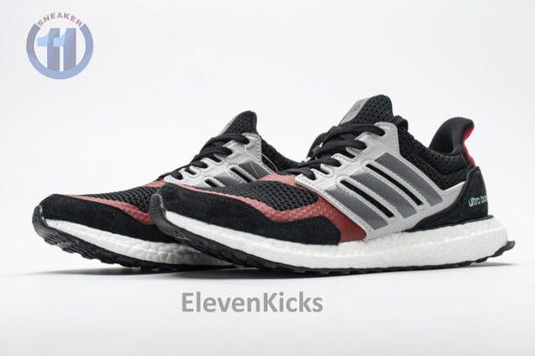 EF0724 adidas Ultra Boost S&L Black Grey Power Red Real Boost - Image 3