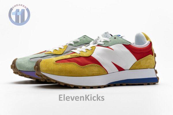 NB327LAB New Balance White Red Yellow - Image 6