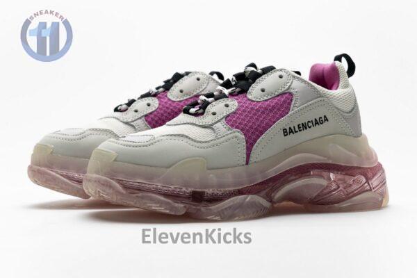 544351 W09E1 1633 Balenciaga Triple S Purple Red - Image 9