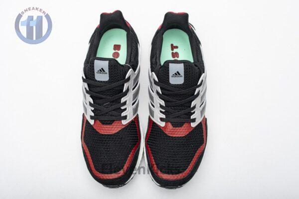 EF0724 adidas Ultra Boost S&L Black Grey Power Red Real Boost - Image 7