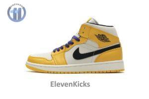 852542-700 Air Jordan 1 Mid Lakers