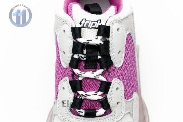 544351 W09E1 1633 Balenciaga Triple S Purple Red - Image 10