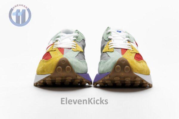 NB327LAB New Balance White Red Yellow - Image 5