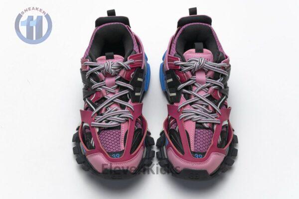 542436 W1GB7 5482 Balenciaga Tess S.Black Purplish Red - Image 4