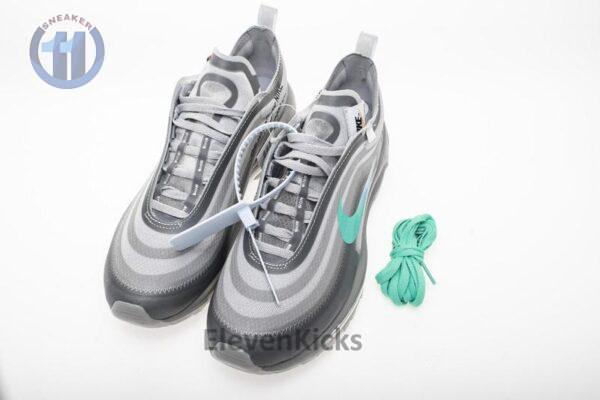 OFF WHITE X Nike Air Max 97 “Wolf Grey Menta” AJ4585-012 - Image 3