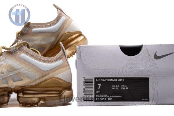 Nike Air VaporMax 2019 Gold AR6632-101 - Image 8