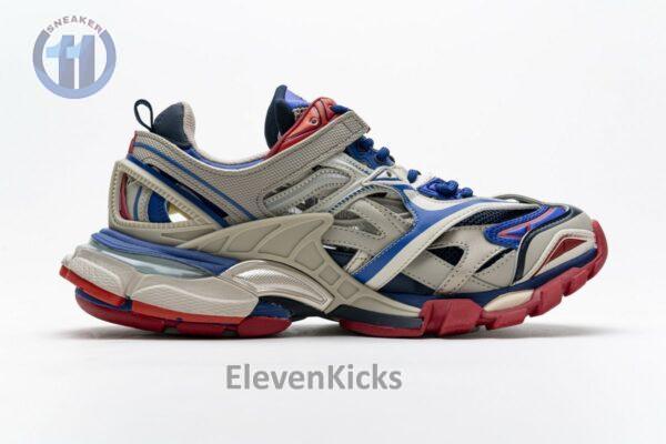 570391 W2GN2 8570 Blenciaga Track 2 Sneaker Beige Blue - Image 10