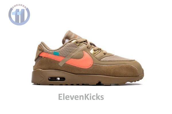 OFF-WHITE x Nike Air Max 90 BT“Desert Ore”BV0852-200 - Image 7