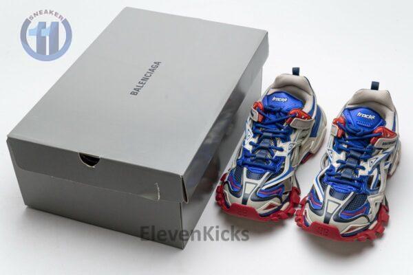 570391 W2GN2 8570 Blenciaga Track 2 Sneaker Beige Blue - Image 3
