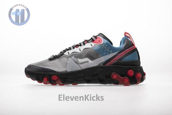 Nike React Element 87 “Blue Chill Solar Red”AQ1090-006